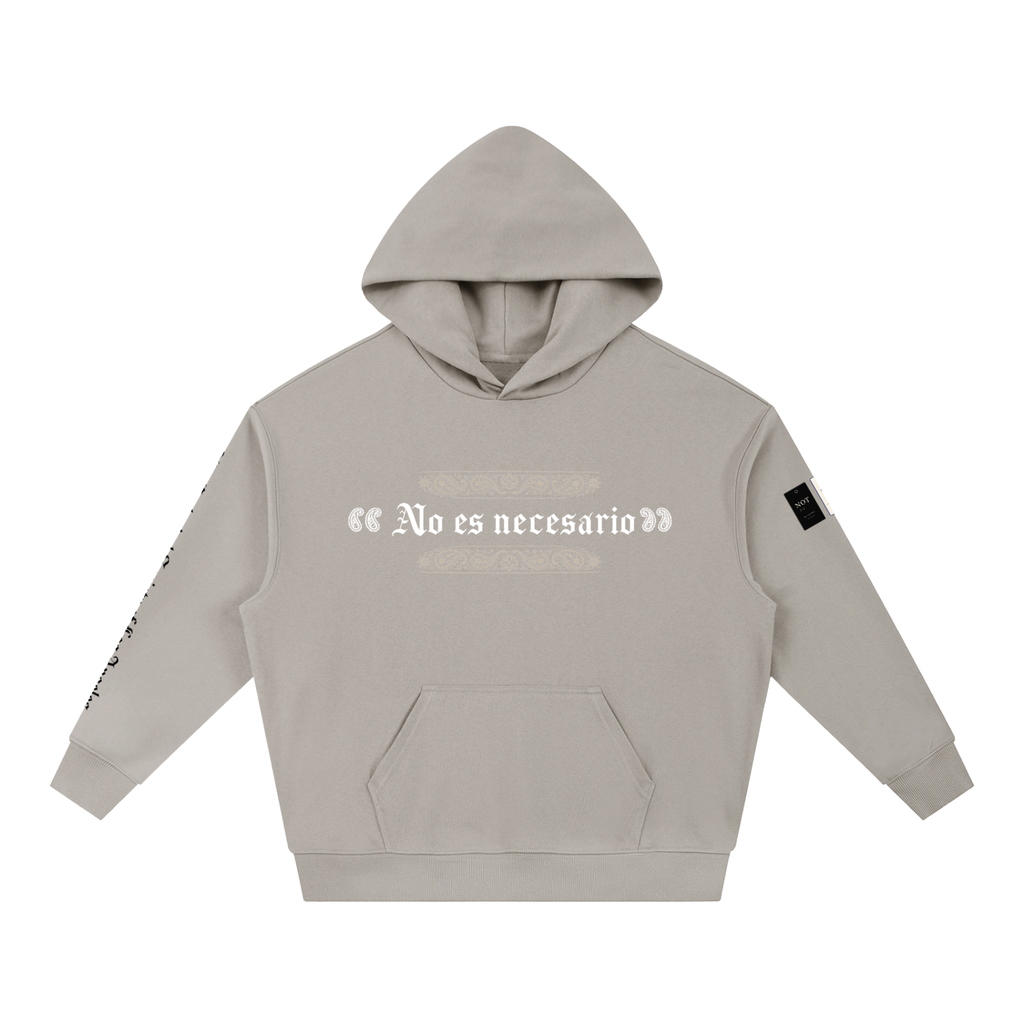 Not Necessary Boxy Heavyweight Drop-Shoulder Hoodie