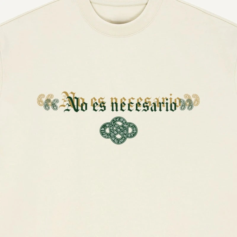 Not Necessary Boxy Oversized Tee
