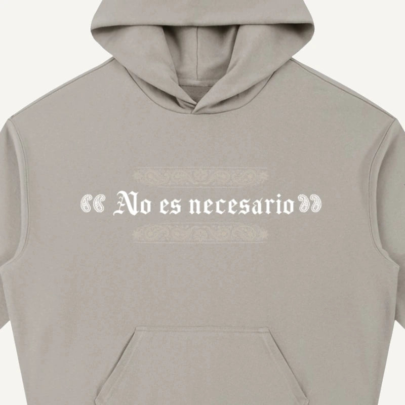Not Necessary Boxy Heavyweight Drop-Shoulder Hoodie