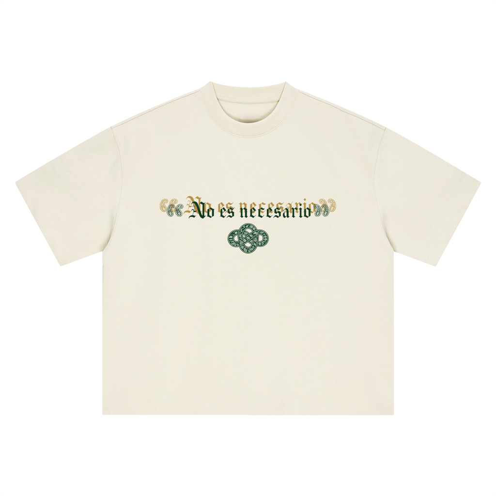 Not Necessary Boxy Oversized Tee